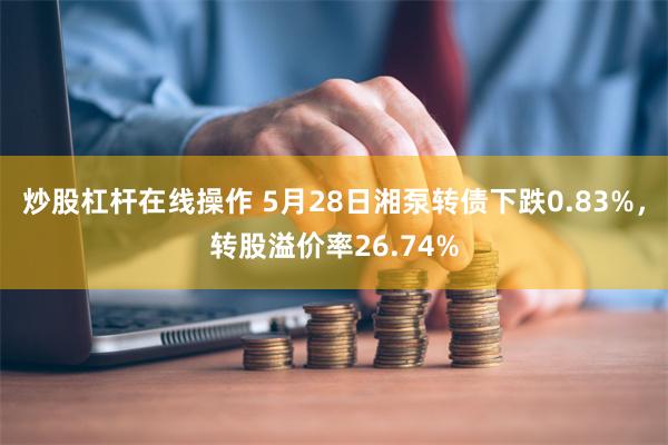 炒股杠杆在线操作 5月28日湘泵转债下跌0.83%，转股溢价率26.74%