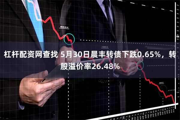 杠杆配资网查找 5月30日晨丰转债下跌0.65%，转股溢价率26.48%