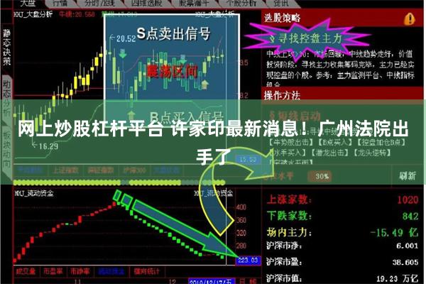 网上炒股杠杆平台 许家印最新消息！广州法院出手了