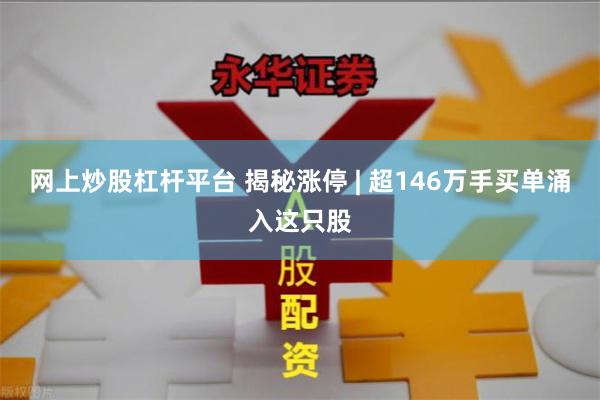 网上炒股杠杆平台 揭秘涨停 | 超146万手买单涌入这只股